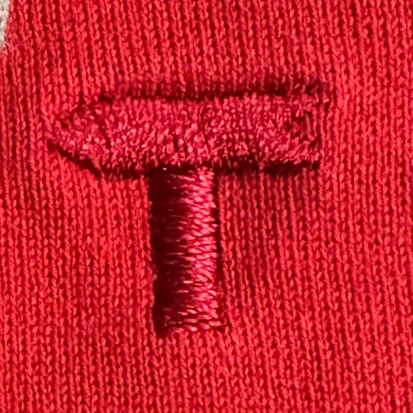 "T" Left Coast Superfine Polo / Red Pima Cotton SZ L - Picture 7 of 9